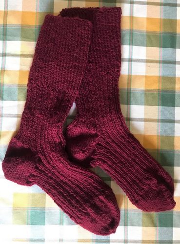 Marie, socks for gift, knitted.